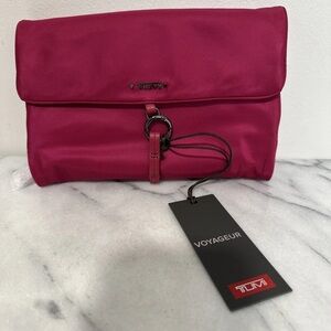 TUMI Magenta Ennis jewelry travel roll NEW WITH TAGS